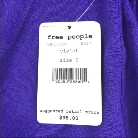 NWT Free People Clear Skies cold shoulder - s - Picture 8 of 8